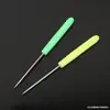 Lezna larga punzón manual para zapatos punzón recto herramienta de reparación de zapatos punzón para cuero punzón perforador aguja de punzón recto