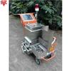 Máquina llenadora de asfalto solar máquina reparadora de pavimento equipo empuje manual máquina llenadora y selladora de pegamento asfáltico para carreteras