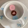 Pasador de Pelo con Botón de Oso de Colores Accesorio para el Cabello Flequillo Pin Lateral Frente Pin de Pico de Pato Sin Costuras para Mujeres