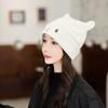 Otoño e invierno Nuevo gorro de parto para embarazadas posparto cálido de lana de punto lindo gorro de animal cálido de moda de invierno de punto