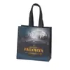 Bolsa de Tote Negra de Halloween en Stock, Bolsa de Compras de Calabaza para Dulces, Bolsa de Regalo No Tejida, Bolsa de Regalo de Navidad