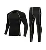 Nuevo traje de compresión deportivo de secado rápido, transpirable, que absorbe el sudor, no restrictivo, ajuste slim 3D, amigable con la piel, para correr, fitness y entrenamiento