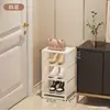 Zapatero estante de almacenamiento multicapa para el hogar simple entrada interior dormitorio espacio de alquiler ahorro de espacio apartamento pequeño zapatero