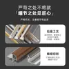 Paneles de Pared de Aleación de Aluminio con Chapa de Madera, Paneles de Pared Integrados, Paneles de Cristal de Carbono, Tiras de Borde en Forma de C de Color Madera, Tiras en Forma de I