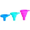 Utensílios de cozinha, funil telescópico de silicone multifuncional, funil dobrável de funil de óleo de cozinha, funil de panela de sopa