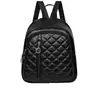 Mochila de mujer nueva con costura de rombos, gran capacidad, mochila casual simple, bolso de mano escolar versátil de múltiples capas a la moda