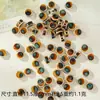 Cuentas Cerámicas de 12mm Hechas a Mano para Pulsera DIY, Collar, Aretes, Material para Bisutería, Accesorios de Joyería, Cuentas Planas para Estudiantes