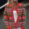 Transfronterizo 2026 Invierno Nuevo Modelo Aliexpress Cárdigan de Punto con Estampado Digital 3D Chaqueta de Punto Suéter de Imitación Ropa para Mujer Amazon