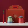 Museo del Palacio Oficina de Regalos Culturales y Creativos Tazas para Líderes Ancianos Souvenirs de Gama Alta para el Festival de Medio Otoño Tazas de Pareja para Inauguración de Casa Nuevo Hogar