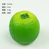 Fábrica atacado simulação verde kumquat modelo pequeno kumquat tiro ornamentos jardim de infância educação precoce adereços espuma pequeno verde laranja