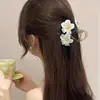 Moderna Pinza para el Cabello de Plumeria Pinza Nueva Accesorio para el Cabello de Playa Pinza de Tiburón de Celebridad de Internet en la Parte Posterior de la Cabeza Dai Accesorios para la Cabeza