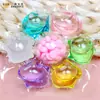 Esferas de lavanderia com seis cavidades, fragrância duradoura, limpeza profunda, 12g, bola de lavanderia, seis em um, fabricantes atacadistas de esferas de lavanderia