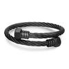 Joyería de Comercio Exterior Pulseras y Brazaletes Geométricos Retorcidos Personalizados de Acero Inoxidable de Moda Retro Accesorios al por Mayor para Hombres