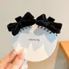 Nuevo Pasador Estilo Coreano Lazo Pinza Pequeña Femenino Gama Alta Lindo Pasador de Princesa Pasador para Flequillo Lateral Accesorios para el Cabello