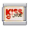 Novo Aço Inoxidável Soldagem Gotejamento de Óleo Desenho Animado DIY Módulo Italiano Pulseira Módulo Italiano