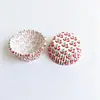 100 portamecanismos de papel para nieve Mei Niang, vaso de papel, taza para pasteles pequeños, base de papel de aceite, empaque, molde para hornear, taza Mafen, base de papel