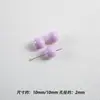 Contas Redondas Lacadas em Acrílico Coloridas como Macaron, Contas Soltas, Corrente de Celular DIY Feita à Mão, Pulseira, Materiais e Acessórios para Joias