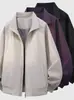 Nueva chaqueta de vuelo de alta calidad transfronteriza para hombre con cuello alto, chaqueta de cuello de béisbol, ropa exterior casual, chaqueta de moda estilo americano