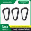Fivela de Montanhismo de Plástico Pom Fivela de Escalada ao Ar Livre Tipo D Seguro Fivela de Mochila Fivela Multifuncional Acessórios Atacado