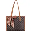 Bolsa feminina grande capacidade 2024 novo estilo coreano bolsa de ombro portátil estampada bolsa feminina moda popular bolsa tote