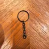 25 Chaveiros Coloridos Pintados com Corrente e Fecho Lagosta Chaveiros Acessórios Artesanais DIY Chaveiro de Boneca