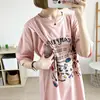 Camiseta de Lactancia Verano Tendencia Chaqueta de Lactancia para Mamá para Salir a Usar Camiseta de Manga Corta para Mamá Caliente Vestido de Maternidad Pre y Postparto Talla Grande para Mujeres