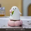 Celebridad de Internet Fantasmal Flotante Cerámica Giratoria Adorno Elfo de Dibujos Animados Halloween Escritorio Coche Alivio del Estrés Linda Decoración