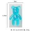 Novo mini urso fondant silicone molde chocolate desenhos animados fondant cake decoração molde diy molde epóxi