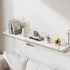 Estante de pared tabla de madera de una sola tabla sala de estar mesita de noche estante de soporte sin perforación estante flotante de pared para el hogar