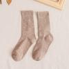 Nuevos calcetines de tubo de color sólido para niños, calcetines de algodón de goma Luo Kou para mujer, calcetines de algodón Joker de otoño e invierno, fabricantes al por mayor