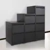 Gabinete de Archivo Tipo Cajón con 2, 3 o 4 Compartimentos, Caja para Tarjetas, Gabinete para Documentos, Gabinete de Archivo, Gabinete de Archivo con Compartimentos Opcionales