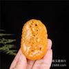 Xinjiang Jaspe Mongol Estrangeiro Peixe Recortado Todo Ano Pingente Jade Hetian Jade Branco Carpa Saltando Gantry Pingente Feito à Mão