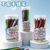 Crayones de plástico que no manchan las manos, set infantil de tubo de 12 colores, set de pintura y graffiti de 24 colores, 36 colores, venta al por mayor de papelería