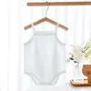 Ropa de Bebé Jingqi Verano Delgado Sin Mangas Mameluco Body para Recién Nacidos Body de Triángulo