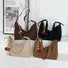Bolsa Tote de Gran Capacidad Estilo Maillard para Mujer 2025 Otoño Retro Versátil de Alta Gama para Hombro Cruzado