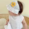 Touca para Moleira de Bebê, Touca de Algodão Fina de Verão para Meninas Bebês, Touca Fofa de Proteção para Moleira de Mês de Nascimento, Proteção para a Cabeça