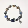 Pulsera de Cerámica Jingdezhen Nueva Pulsera de Cerámica Estilo Chino Joyería Hecha a Mano Cuerda Estilo Tíbet Puesto de Pulseras Jingdezhen