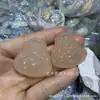 Pingente de Buda Imitação Hetian com Pedras Preciosas Múltiplas, Material Açucarado Colorido Água Gelo-Claro, Buda Maitreya em Pó de Raiz de Lótus, Pingente de Jade Buda Sorridente Dupla Face