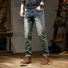 Jeans de hombre de moda de alta gama para la nueva temporada, pantalones casuales versátiles estilo otoño