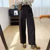 Calças de reembolso em formato de pera! Esconde a gordura, super emagrecimento, calças balloon com pernas largas e corte curvo para mulheres, outono, calças para corpo tipo pera, calças casuais de perna larga
