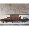 Plástico reforzado con fibra de vidrio imitación cobre relieve guerrero revolucionario cultura de campus pared figura histórica evento relieve jardín paisaje escultura