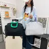 Bolsa de viaje de gran capacidad para viajes cortos para mujeres, adecuada para viajes, viajes de negocios y la vida en el dormitorio; una bolsa de gimnasio multifuncional, elegante y expandible para organizar el equipaje