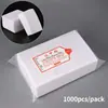 1000/500/100 piezas Toallitas de Algodón para Uñas Remoción de Gel Wraps Sin Pelusa Soak Off Limpiador de Esmalte Toallitas para Uñas Artísticas Removedor de Esmalte