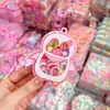 Mini cabeza de princesa en caja pinza pequeña de agarre flequillo pinza frente horquilla rota banda de goma para niños no lastima anillo para el pulgar venta al por mayor