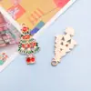 Acessórios para Joias DIY, Pingentes de Joias, Decorações de Árvore de Natal, Enfeites de Natal de Liga com Gotejamento de Óleo, Itens Quentes de Venda Transfronteiriça