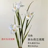 Materiais florais em tons de branco para salões de casamento, móveis para vitrines, adereços de flores de seda para decoração suave, arranjos de flores, marcadores de corredor, buquês artificiais atacado