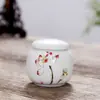 Mini Lata de Chá de Cerâmica Portátil Pequena Lata Armazenamento Selado Lata para Chá de Flores Pó Aromático Acessórios para Conjunto de Chá Venda por Atacado de Fábrica