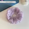 NUEVO Lazo para Moño Estilo Coreano con Scrunchie Plisado, Diseño de Capullo de Flor Brillante de Alta Gama, Accesorio para el Cabello con Atmósfera Moderna y Juvenil