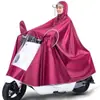 Impermeable para motocicleta al por mayor, poncho de lluvia para una persona, impermeable, extragrande y grueso, estilo largo para hombres y mujeres, modelo nuevo para vehículos eléctricos