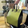 Bolsa para Llevar de Gran Tamaño Kraft para Pasteles y Panadería Catering Bolsa Térmica Bolsa de Empaque Ecológica Personalizable con Logo